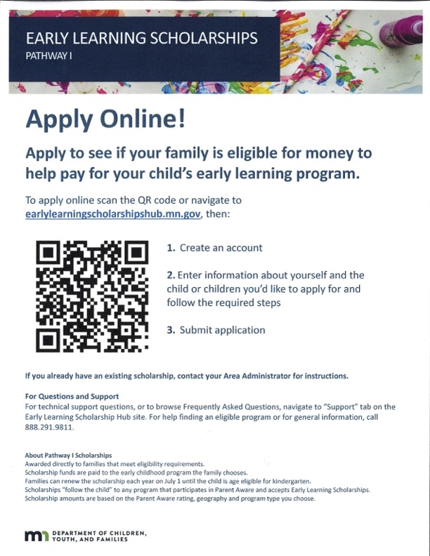 Early Learning Scholarship Applications